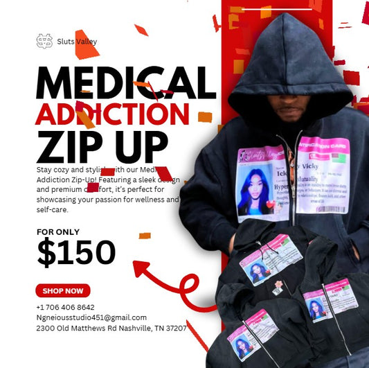 Medical Addiction Zip Up